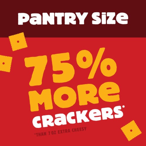 Cheez-It Extra Cheesy Cheese Crackers Perspective: bottom