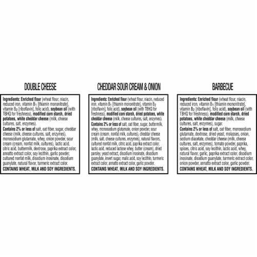Cheez-It Snap'd Variety Pack Cheese Cracker Chips Perspective: bottom