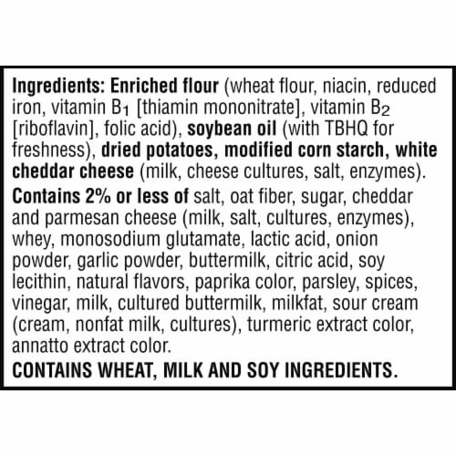 Cheez-It Parmesan Ranch Cheesy Baked Snacks Perspective: bottom