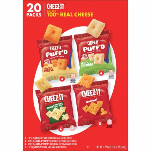 Cheez-It® Cheese Crackers Variety Pack Perspective: bottom