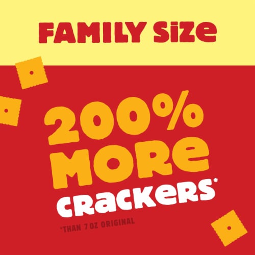 Cheez-It Original Cheese Crackers Family Size Perspective: bottom