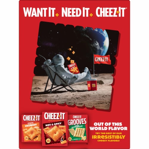 Cheez-It® Extra Big Cheese Crackers Perspective: bottom