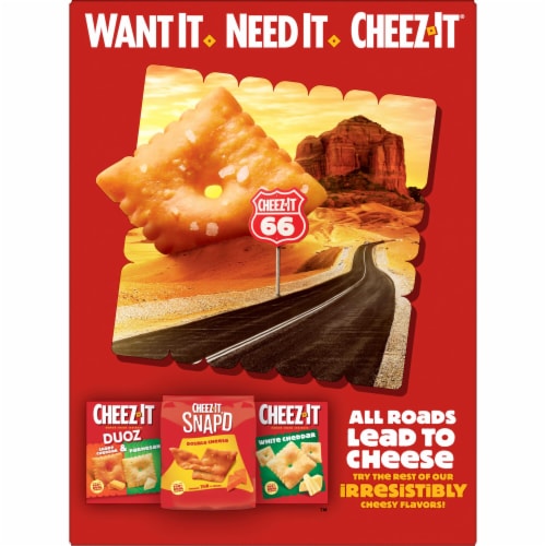 Cheez-It® Grooves Zesty Cheddar Ranch Cheese Crackers Perspective: bottom