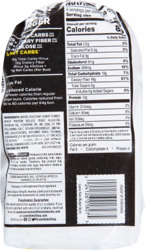 Lewis Bake Shop Healthy Life® Keto Buns Perspective: bottom