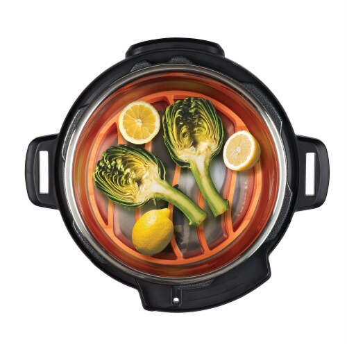 IP SILICONE ROASTING RACK ORNGE Perspective: bottom