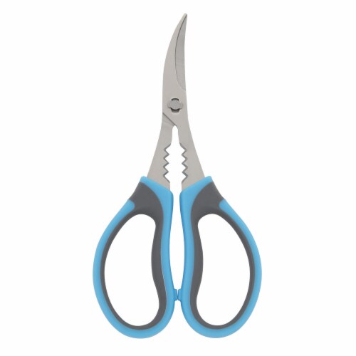 Farberware Seafood Shears - Blue Perspective: bottom