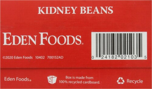 Eden Organic Dried Kidney Beans Perspective: bottom