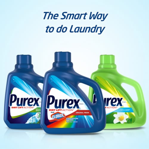 Purex® Mountain Breeze Liquid Laundry Detergent Perspective: bottom