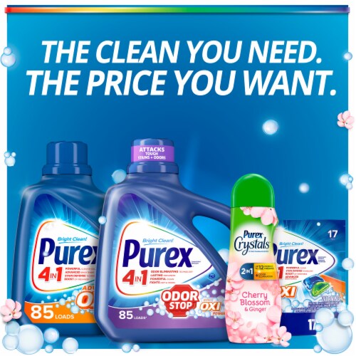 Purex® Odor Stop with Oxi Power Liquid Laundry Detergent Perspective: bottom
