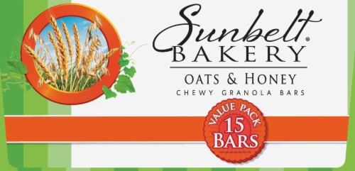 Sunbelt Bakery Oats Honey Chewy Granola Bars 15 ct Food 4 Less