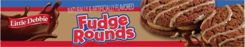 Little Debbie® Fudge Rounds Sandwich Cookies Family Pack Perspective: bottom