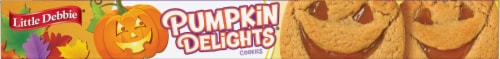 Little Debbie Pumpkin Delights Halloween Cookies Perspective: bottom
