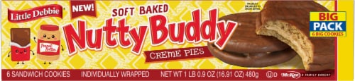 Little Debbie® Big Pack NUTTY BUDDY® Creme Pies Perspective: bottom