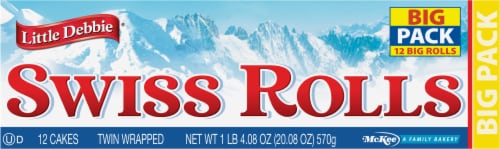 Little Debbie® Swiss Rolls Big Pack Perspective: bottom