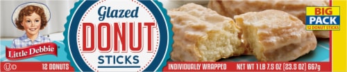 Little Debbie® Glazed Donut Sticks Big Pack Perspective: bottom