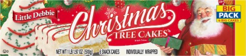 Little Debbie® Vanilla Christmas Tree Snack Cakes Perspective: bottom