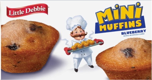 Little Debbie® Blueberry Mini Muffins Perspective: bottom