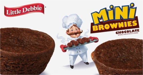 Little Debbie® Chocolate Mini Brownies Perspective: bottom