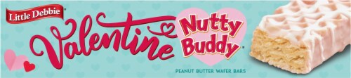 Little Debbie® Valentine Nutty Buddy® Peanut Butter Wafer Bars Perspective: bottom