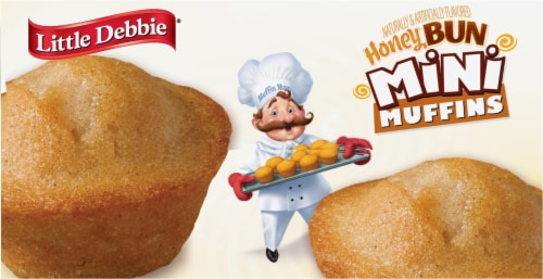 Little Debbie® Honey Bun Mini Muffins Perspective: bottom