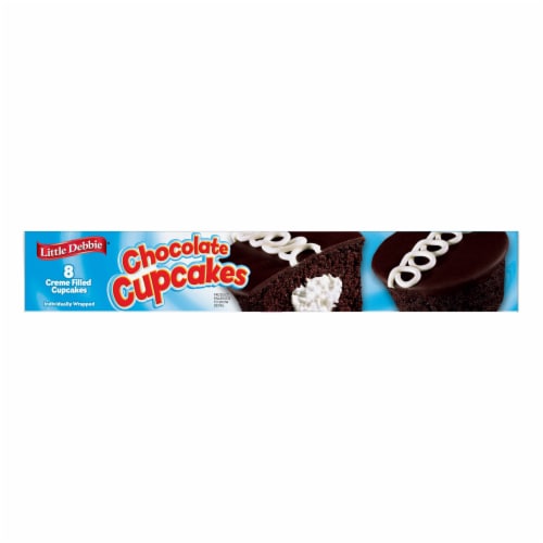Little Debbie® Family Pack Chocolate Cupcake Snack Cakes Perspective: bottom