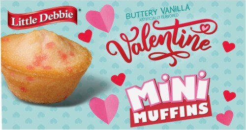 Little Debbie® Valentine Mini Muffin Pouches Perspective: bottom