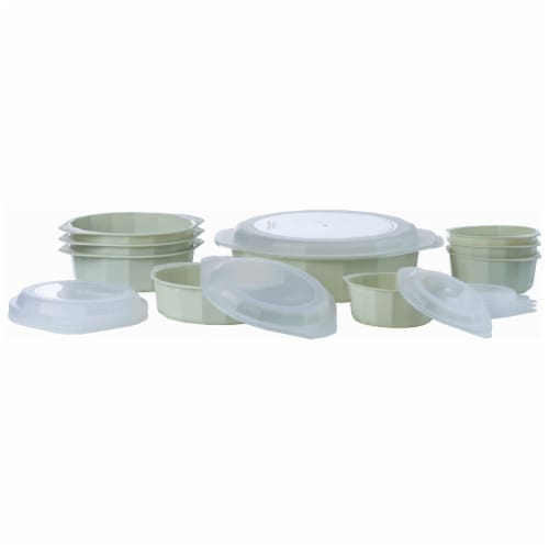 LaCuisine 18pc Microwave Cookware Set Perspective: bottom