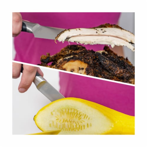 Slitzer Germany 7-Piece Chef's Cutlery Set Ergonomically Designed Professional Grade Knives Perspective: bottom
