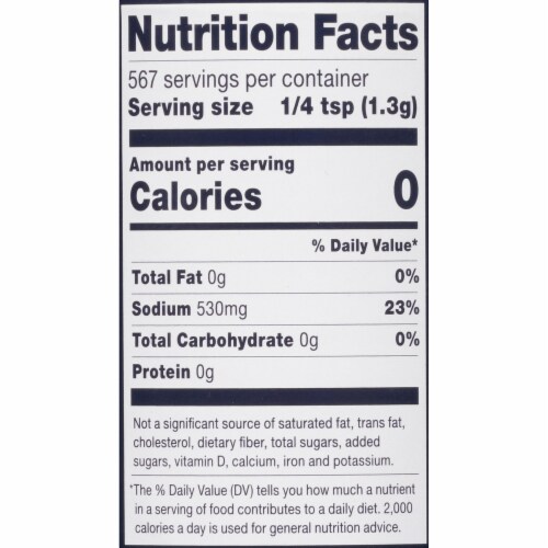 Morton® Natural Sea Salt Perspective: bottom