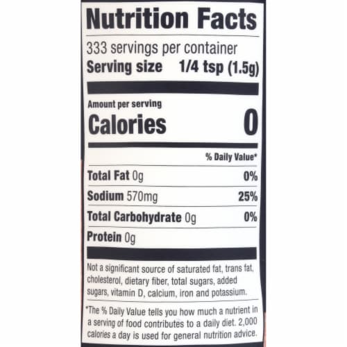 Morton® All-Natural Coarse Himalayan Pink Salt Perspective: bottom