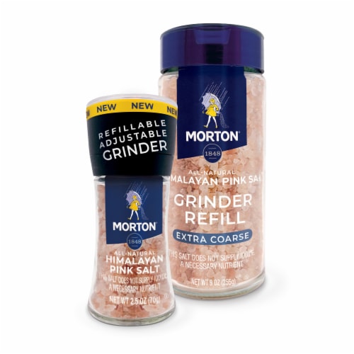 Morton® Himalayan Pink Salt Grinder Perspective: bottom