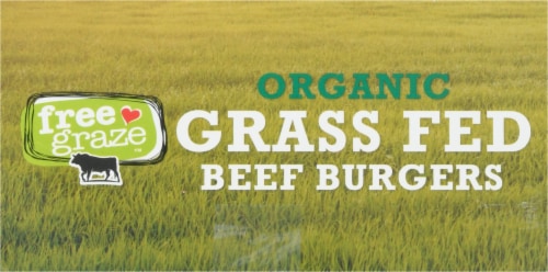 Miami Beef Free Graze™ Organic Grass-Fed Beef Patties Perspective: bottom