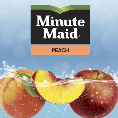 Minute Maid Peach Fruit Juice Drink Perspective: bottom