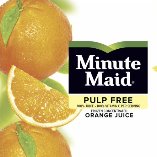 Minute Maid Orange Juice Pulp Free Fruit Juice Perspective: bottom