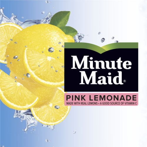 Minute Maid Pink Lemonade Fruit Drink Perspective: bottom