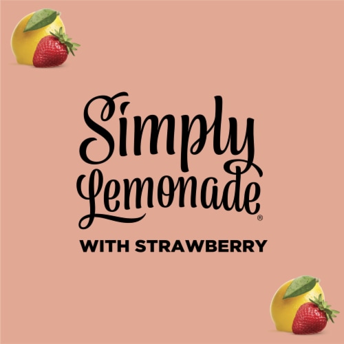 Simply Lemonade With Strawberry All Natural Non-Gmo Perspective: bottom
