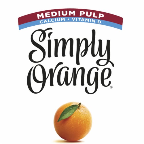 Simply Orange Medium Pulp with Calcium & Vitamin D Orange Juice Perspective: bottom