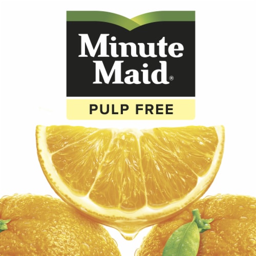 Minute Maid Orange Juice Pulp Free Fruit Juice Drink Perspective: bottom