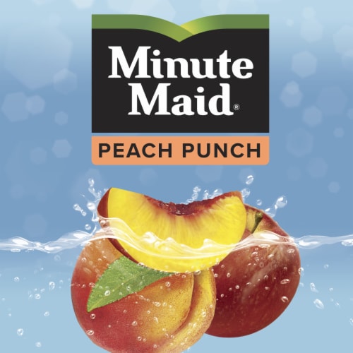 Minute Maid Premium Peach Fruit Juice Drink Perspective: bottom