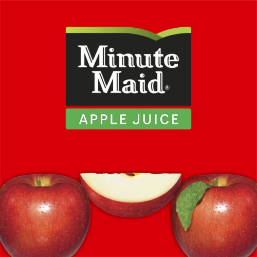 Minute Maid Apple Juice With Vitamin C Fruit Juice Drink Perspective: bottom