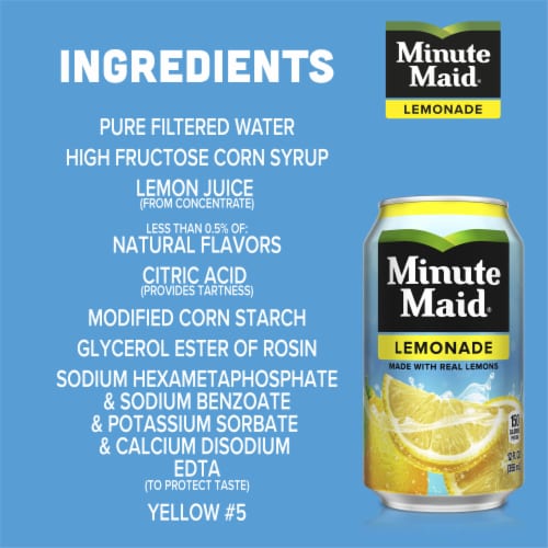 Minute Maid® Lemonade Cans Perspective: bottom