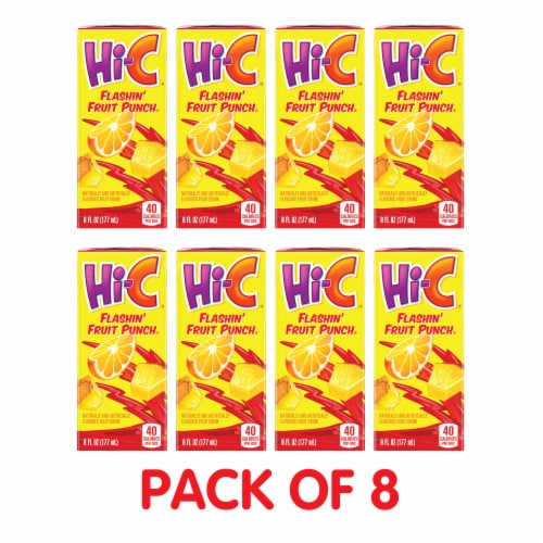 Hi-C® Flashin' Fruit Punch Juice Boxes Perspective: bottom