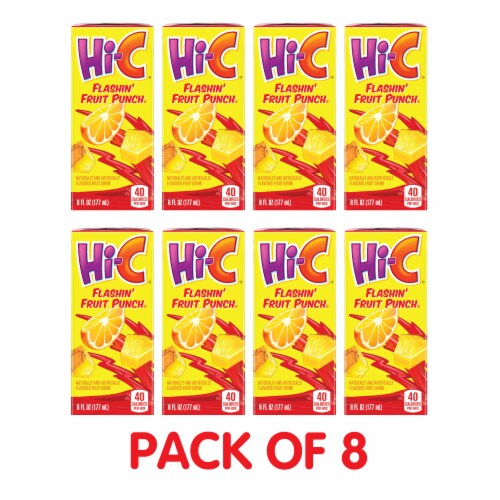 Hi-C® Flashin' Fruit Punch Juice Boxes Perspective: bottom