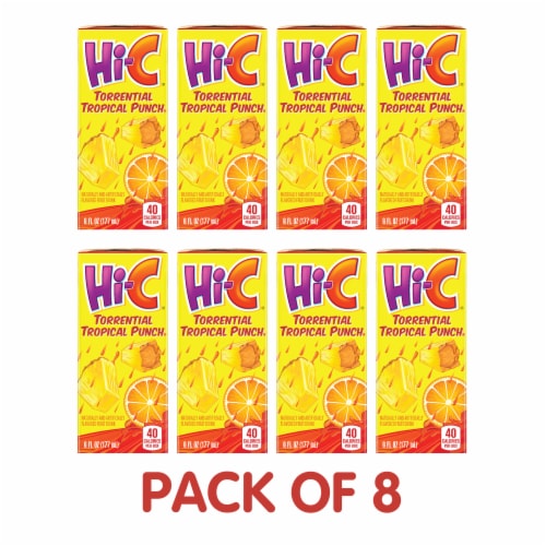 Hi-C® Torrential Tropical Punch Juice Boxes Perspective: bottom