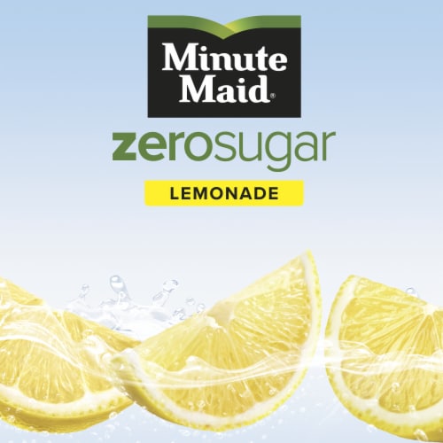Minute Maid Zero Sugar Lemonade Fruit Juice Drink Perspective: bottom