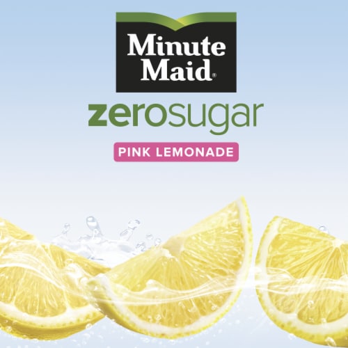 Minute Maid Zero Sugar Pink Lemonade Fruit Juice Drink Perspective: bottom