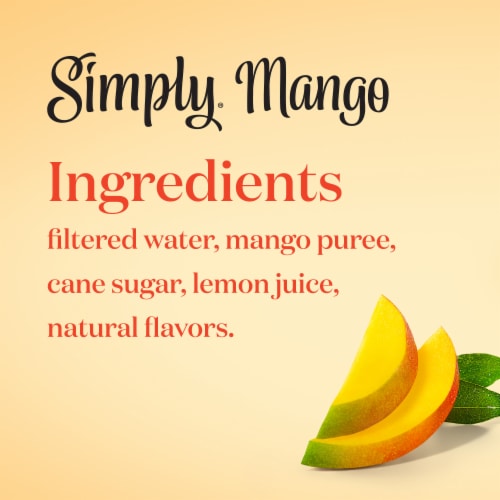 Simply Mango Bottle Perspective: bottom