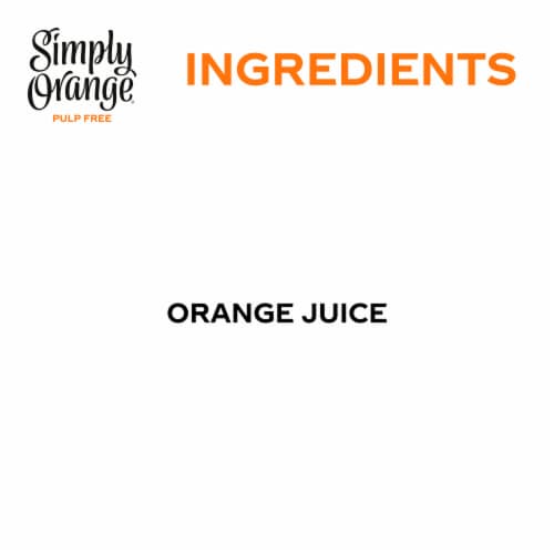 Simply® Pulp Free Orange Juice Bottle Perspective: bottom