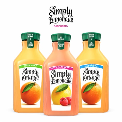 Simply® Lemonade with Raspberry Bottle Perspective: bottom