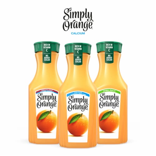 Simply® Orange Juice with Calcium Bottle Perspective: bottom